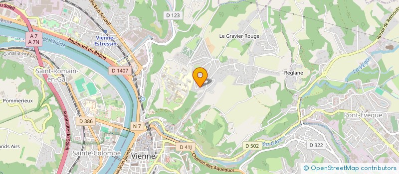 localisation de l'entreprise MADAME NOEMIE GADOT à VIENNE