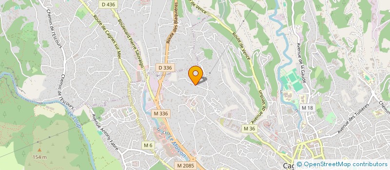 localisation de l'entreprise MADAME NOEMIE GALLEE à CAGNES-SUR-MER