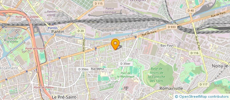 localisation de l'entreprise MADAME NOEMIE GALVAN  PANTIN