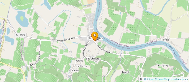 localisation de l'entreprise MADAME NOEMIE GARBE  FLAUJAGUES