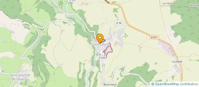 localisation de l'entreprise MADAME NOEMIE GASQ  SAINT-LEONS