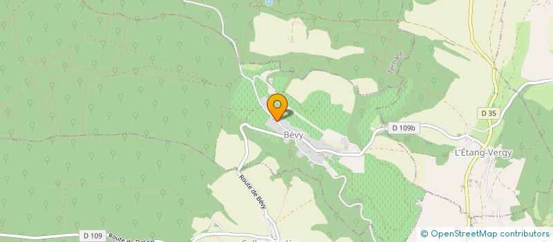 localisation de l'entreprise MADAME NOEMIE GAUTHIER  BEVY