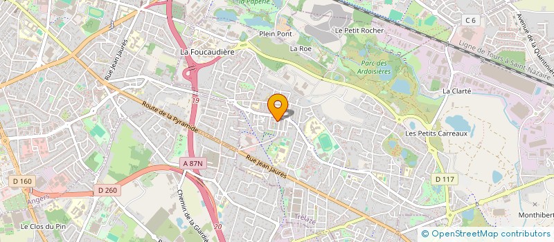 localisation de l'entreprise MADAME NOEMIE GEORGET  TRELAZE