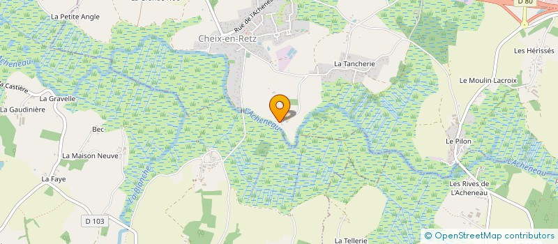 localisation de l'entreprise MADAME NOEMIE GERPHAGNON à CHEIX-EN-RETZ