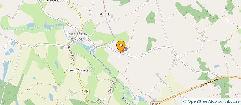 localisation de l'entreprise MADAME NOEMIE GIBAULT  SANTRANGES