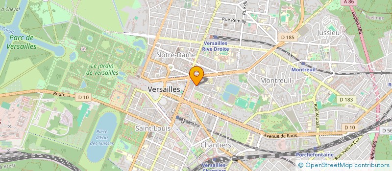 localisation de l'entreprise MADAME NOEMIE GILLES à VERSAILLES