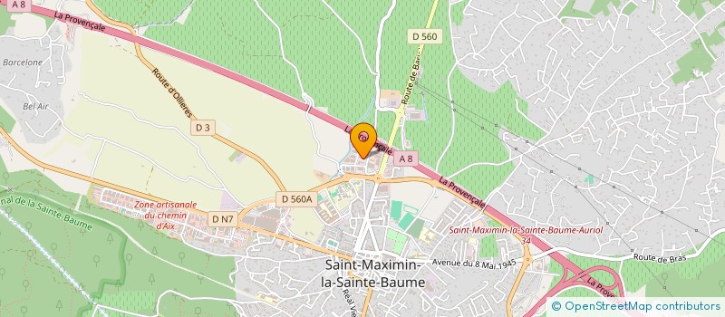 localisation de l'entreprise MADAME NOEMIE GIRARD à SAINT-MAXIMIN-LA-SAINTE-BAUME