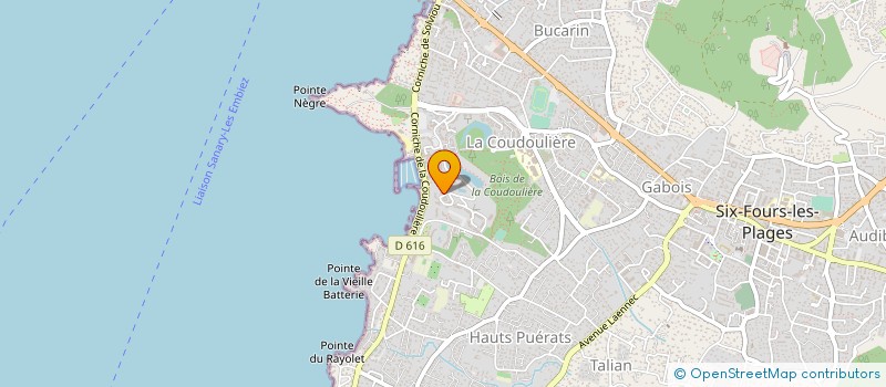 localisation de l'entreprise MADAME NOEMIE GMAZI à SIX-FOURS-LES-PLAGES