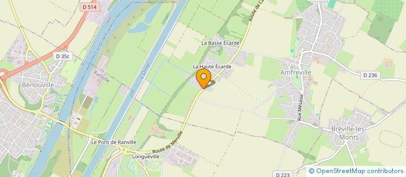 localisation de l'entreprise MADAME NOEMIE GOHIN  AMFREVILLE