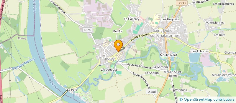 localisation de l'entreprise MADAME NOEMIE GONCALVES  SAINT-BERAIN-SOUS-SANVIGNES