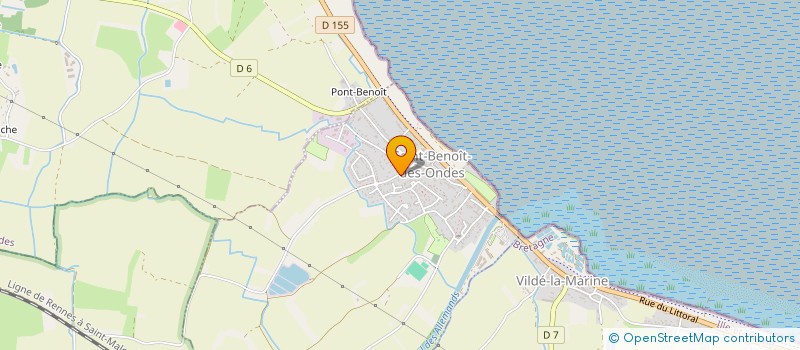 localisation de l'entreprise MADAME NOEMIE GOURMON  SAINT-BENOIT-DES-ONDES