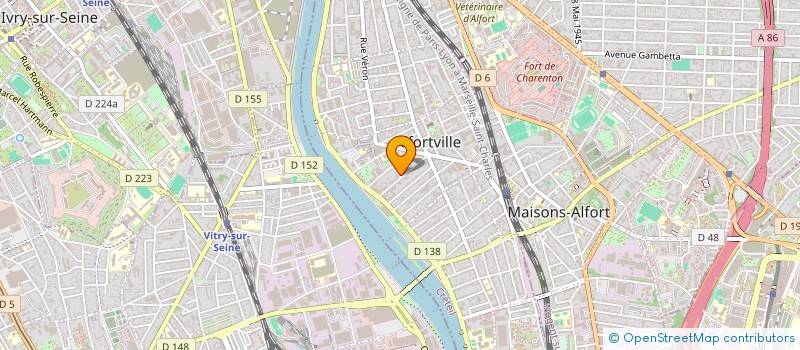 localisation de l'entreprise MADAME NOEMIE GRELLIER à ALFORTVILLE