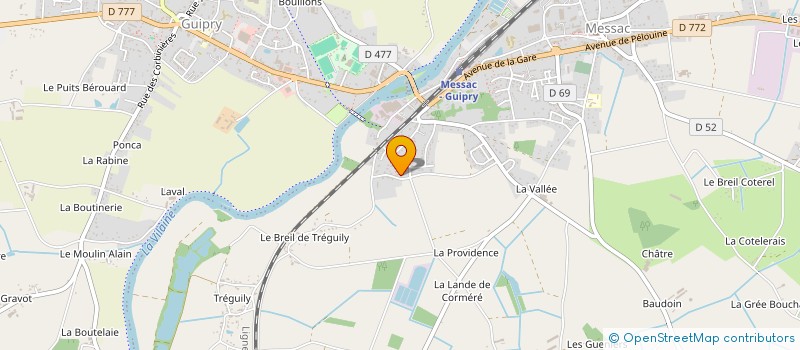 localisation de l'entreprise MADAME NOEMIE GUIGAND  GUIPRY-MESSAC