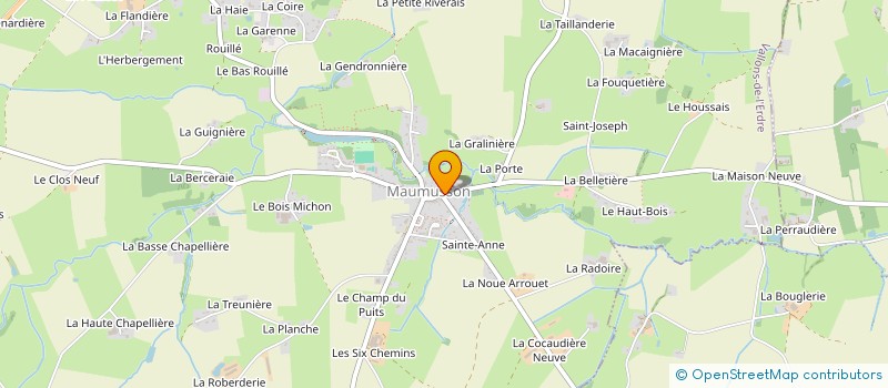 localisation de l'entreprise MADAME NOEMIE GUILBAULT  VALLONS-DE-L'ERDRE