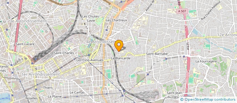 localisation de l'entreprise MADAME NOEMIE GUISTI  MARSEILLE