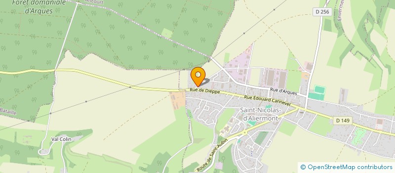 localisation de l'entreprise MADAME NOEMIE HAMEL  SAINT-NICOLAS-D'ALIERMONT