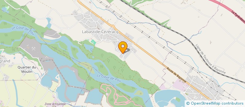 localisation de l'entreprise MADAME NOEMIE HONDAA  LABASTIDE-CEZERACQ