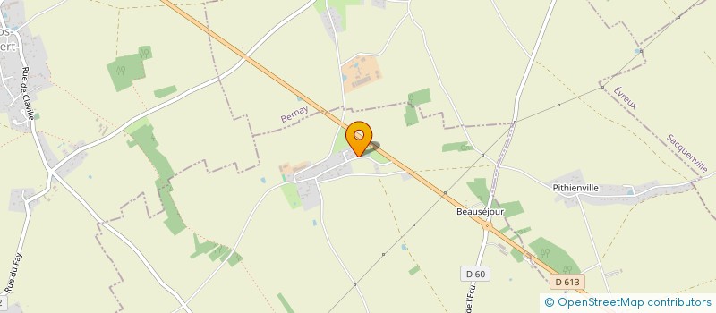 localisation de l'entreprise MADAME NOEMIE HUVEY  CLAVILLE