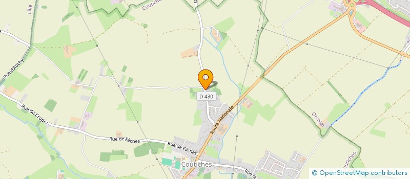 localisation de l'entreprise MADAME NOEMIE JANIKOWSKI  COUTICHES