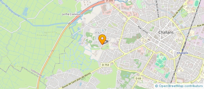 localisation de l'entreprise MADAME NOEMIE JARRY à CHALLANS