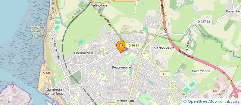 localisation de l'entreprise MADAME NOEMIE JOUANNY à BOULOGNE-SUR-MER