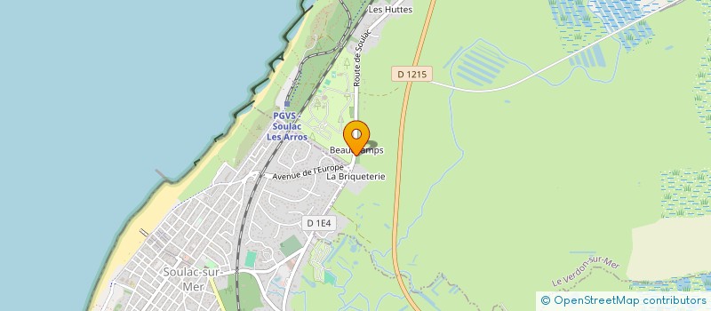 localisation de l'entreprise MADAME NOEMIE JOUSSELIN  LE VERDON-SUR-MER