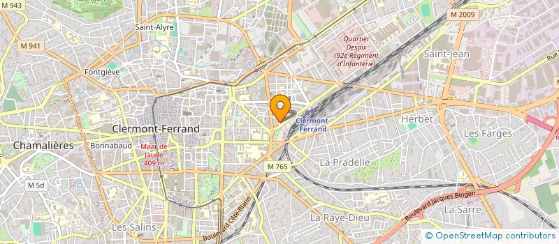 localisation de l'entreprise MADAME NOEMIE JUILLARD  CLERMONT-FERRAND