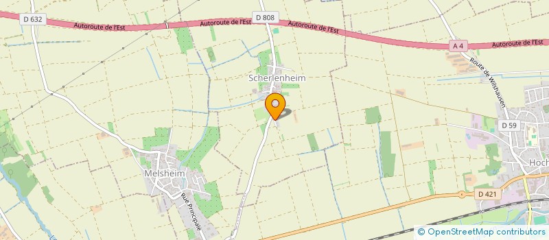 localisation de l'entreprise MADAME NOEMIE KENNEL  SCHERLENHEIM