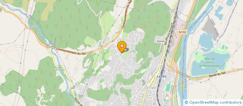 localisation de l'entreprise MADAME NOEMIE KNOEPFLI  LE TEIL