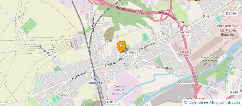 localisation de l'entreprise MADAME NOEMIE KOWALCZYK  LOURCHES