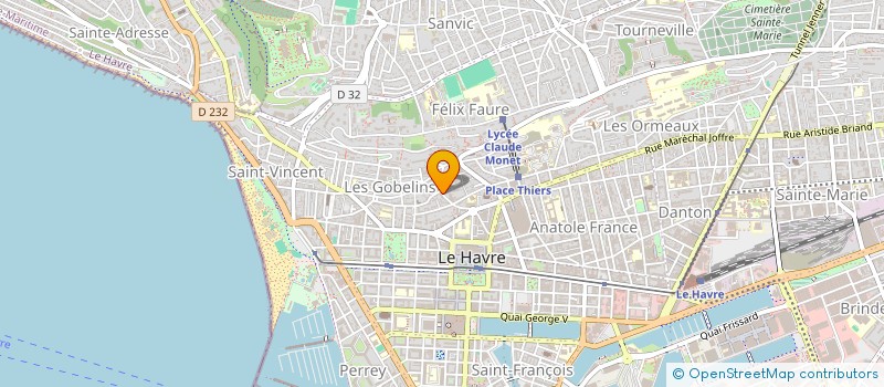 localisation de l'entreprise MADAME NOEMIE LABROUSSE  LE HAVRE