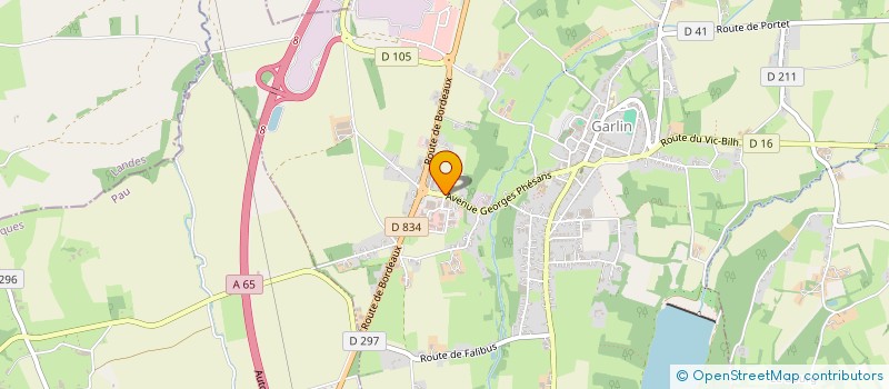 localisation de l'entreprise MADAME NOEMIE LAFITTE  GARLIN