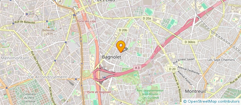localisation de l'entreprise MADAME NOEMIE LAHMI à BAGNOLET