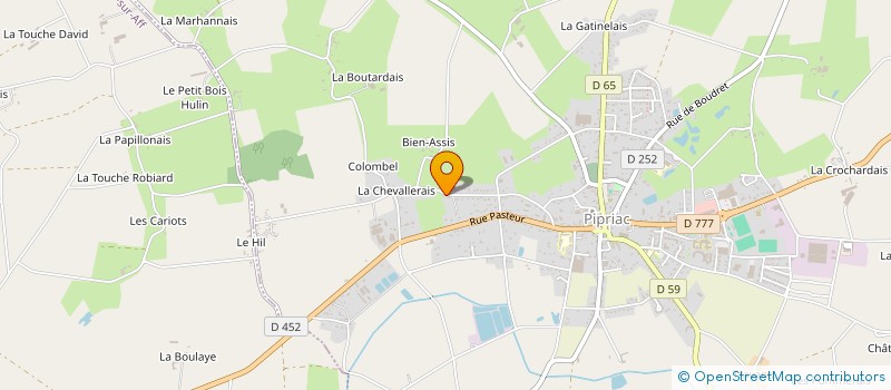 localisation de l'entreprise MADAME NOEMIE LAILLE  PIPRIAC