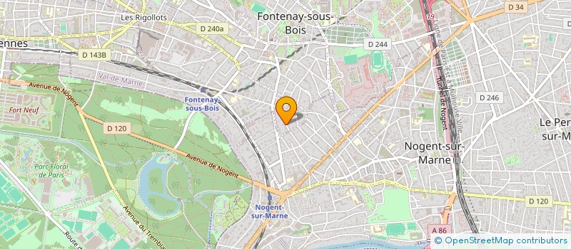 localisation de l'entreprise MADAME NOEMIE LANDREAU à FONTENAY-SOUS-BOIS