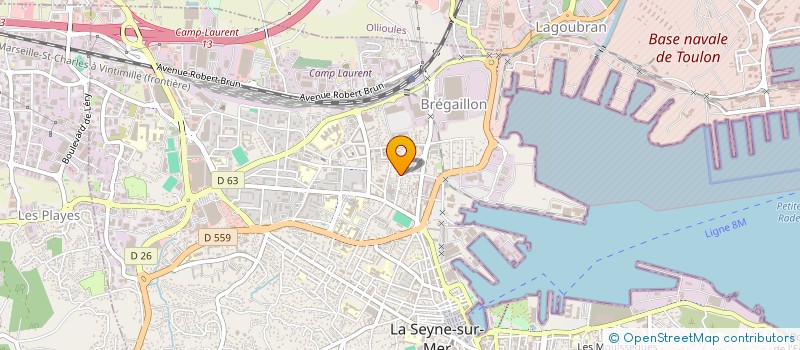 localisation de l'entreprise MADAME NOEMIE LANDRIN à LA SEYNE-SUR-MER