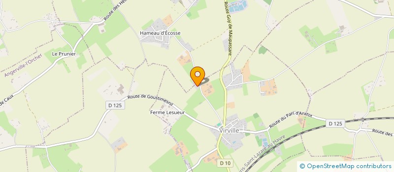 localisation de l'entreprise MADAME NOEMIE LEBOUCHER  VIRVILLE