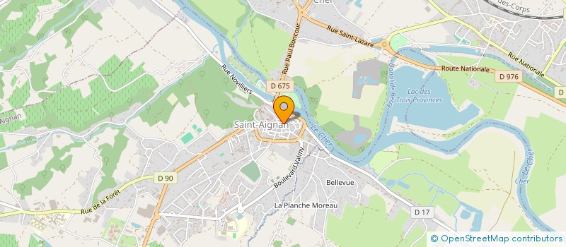 localisation de l'entreprise MADAME NOEMIE LECHOPIER à SAINT-AIGNAN