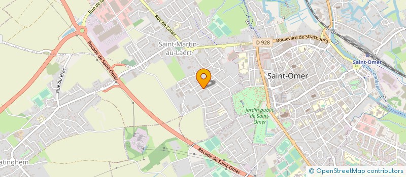 localisation de l'entreprise MADAME NOEMIE LECLERCQ  SAINT-MARTIN-LEZ-TATINGHEM