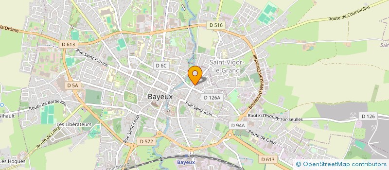 localisation de l'entreprise MADAME NOEMIE LECOMTE  BAYEUX