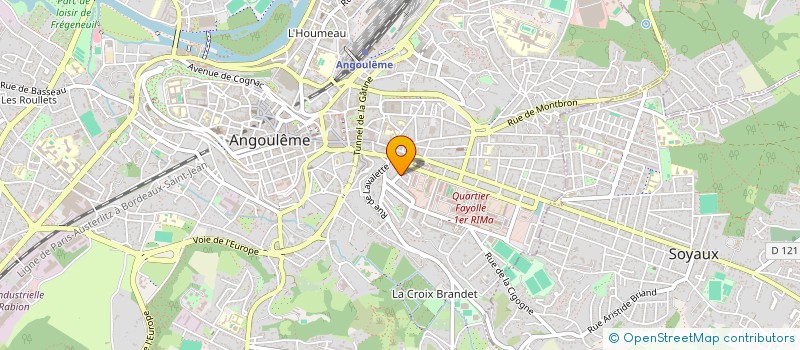 localisation de l'entreprise MADAME NOEMIE LEMETAYER à ANGOULEME