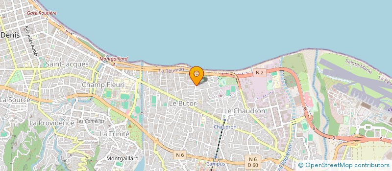 localisation de l'entreprise MADAME NOEMIE LEON à SAINT-DENIS