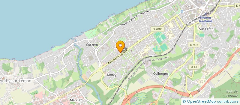 localisation de l'entreprise MADAME NOEMIE LEONARDUZZI à THONON-LES-BAINS