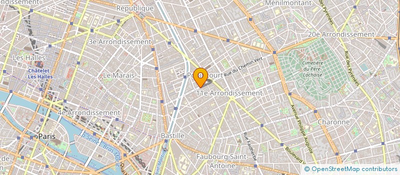 localisation de l'entreprise MADAME NOEMIE LEROUX à PARIS