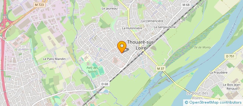 localisation de l'entreprise MADAME NOEMIE LEROY  THOUARE-SUR-LOIRE