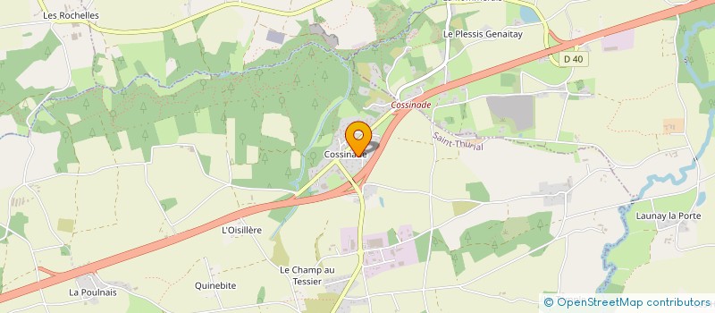 localisation de l'entreprise MADAME NOEMIE LETORT  SAINT-THURIAL