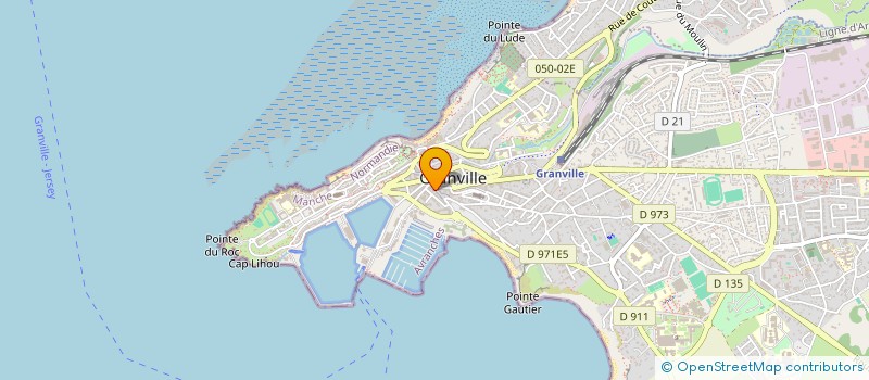 localisation de l'entreprise MADAME NOEMIE LEVAVASSEUR  GRANVILLE