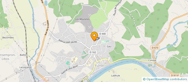 localisation de l'entreprise MADAME NOEMIE LOMPECH  FUMEL