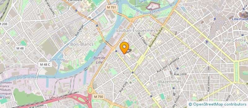 localisation de l'entreprise MADAME NOEMIE MAINGE à LILLE