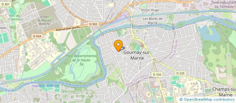 localisation de l'entreprise MADAME NOEMIE MALESCOT  GOURNAY-SUR-MARNE